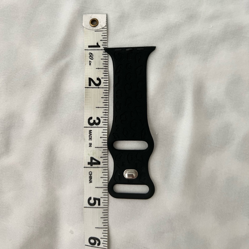 Black Leopard Apple Watch Band - Picture 6 of 6